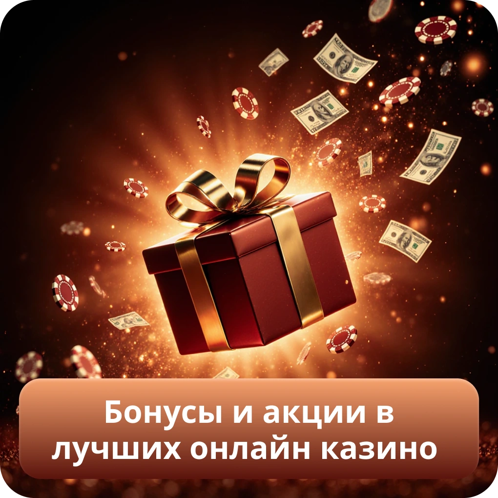 Бонусы и акции в лучших онлайн казино